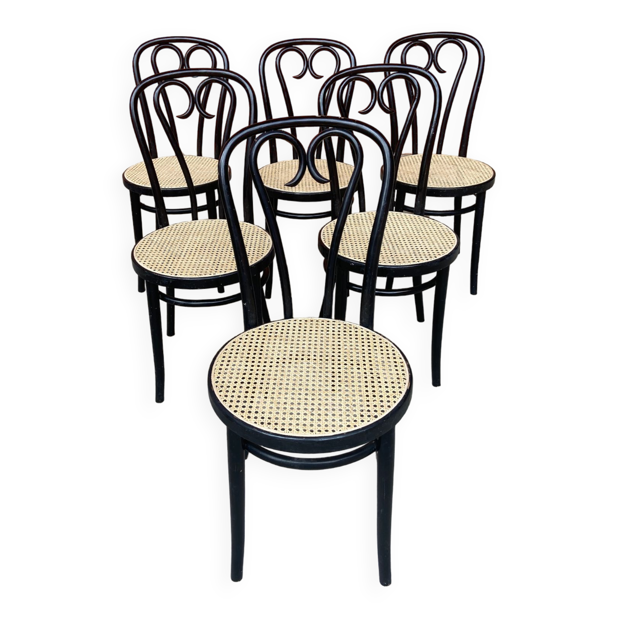 Set of 6 bistro chairs