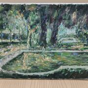 paysage à l'huile