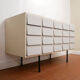 Furniture metier island lacquered 20x drawers, 1950s
