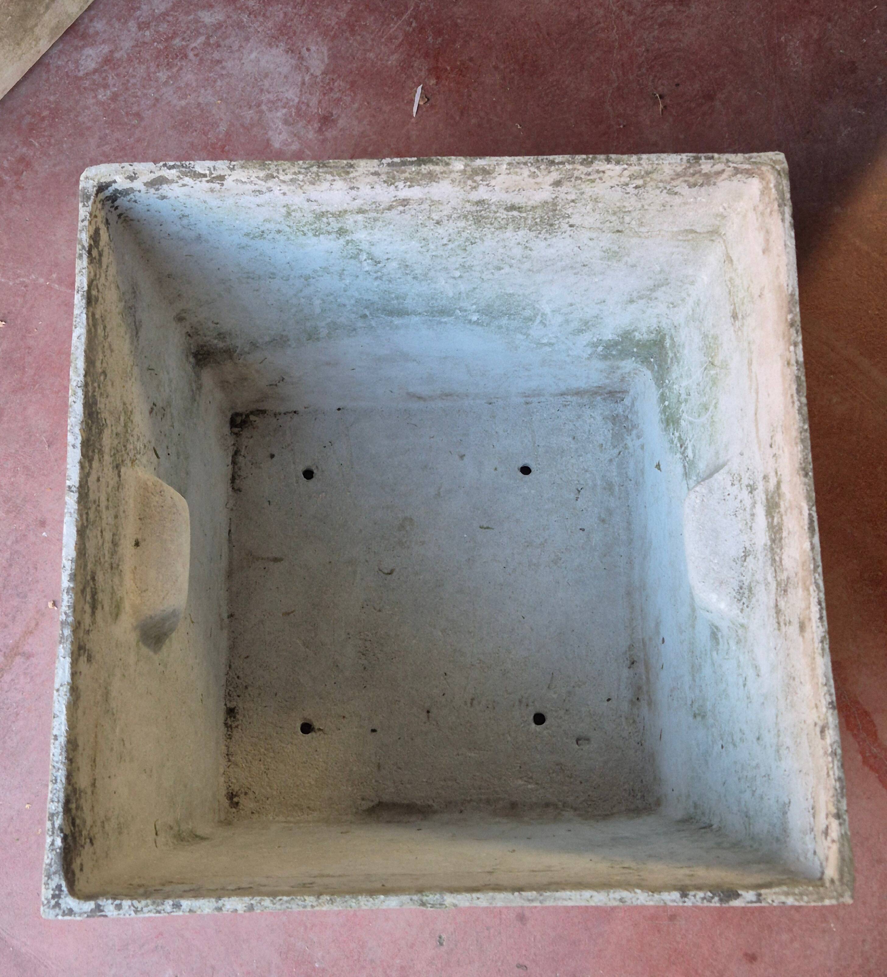 Set of fibreglass planters