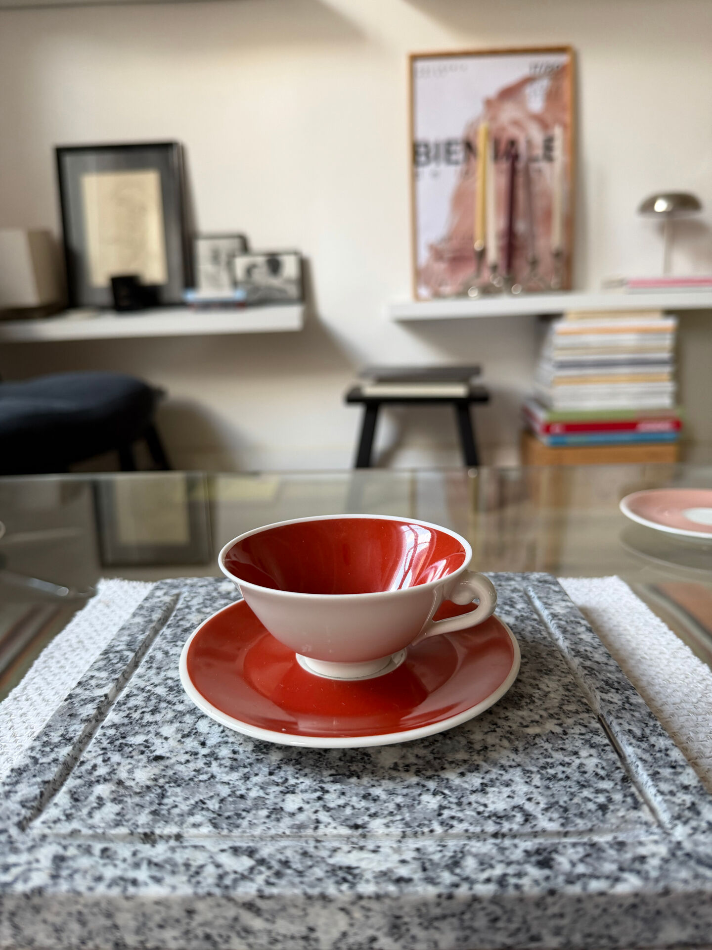 Limoges porcelain coffee cup set