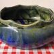 Gilbert metenier signed ceramic bowl // french art deco
