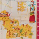 Tourist map of North France