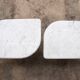 Set of Two Marble Tables - Italian Design, 1980s