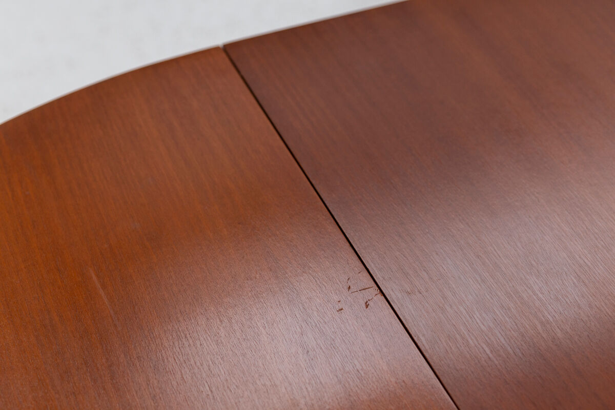 Round to oval danish dining table, Denmark, 1960’s