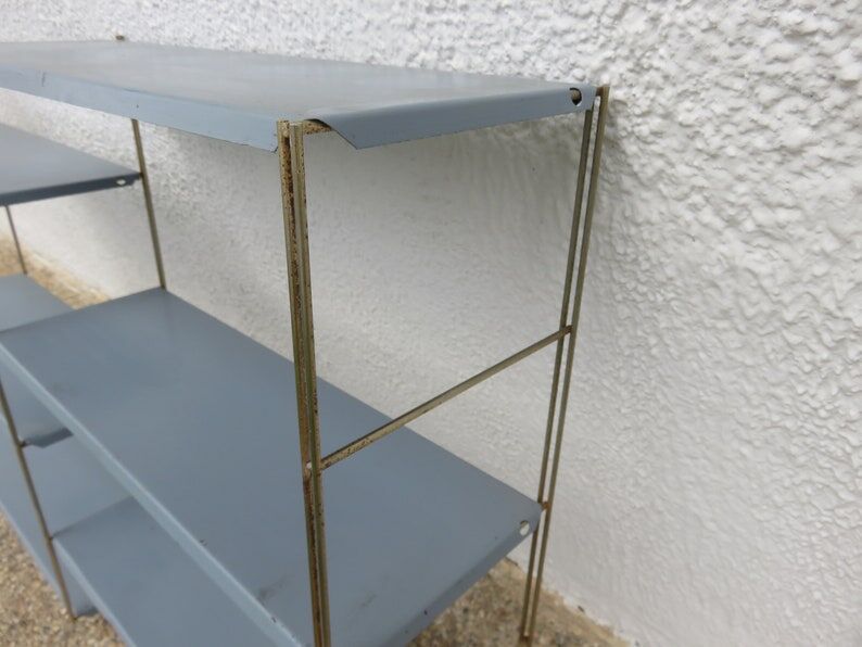 Modular String shelf in metal 50 years 60