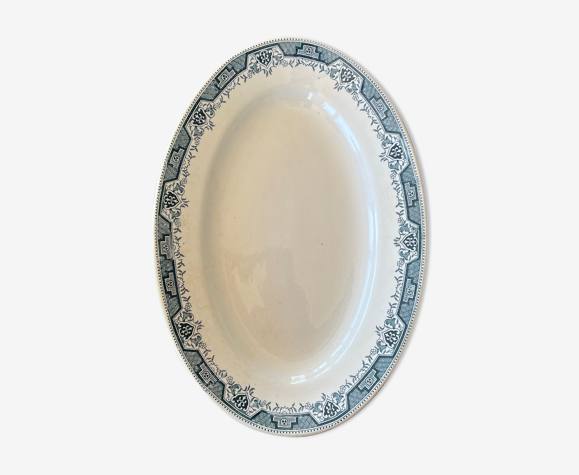 Plat ovale Saint Amand et Hamage