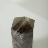 Smoky rock crystal obelisk