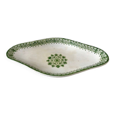 Terre de Fer St Amand green dish early twentieth century