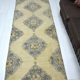 Orange & Brown Oushak Runner sku 2254