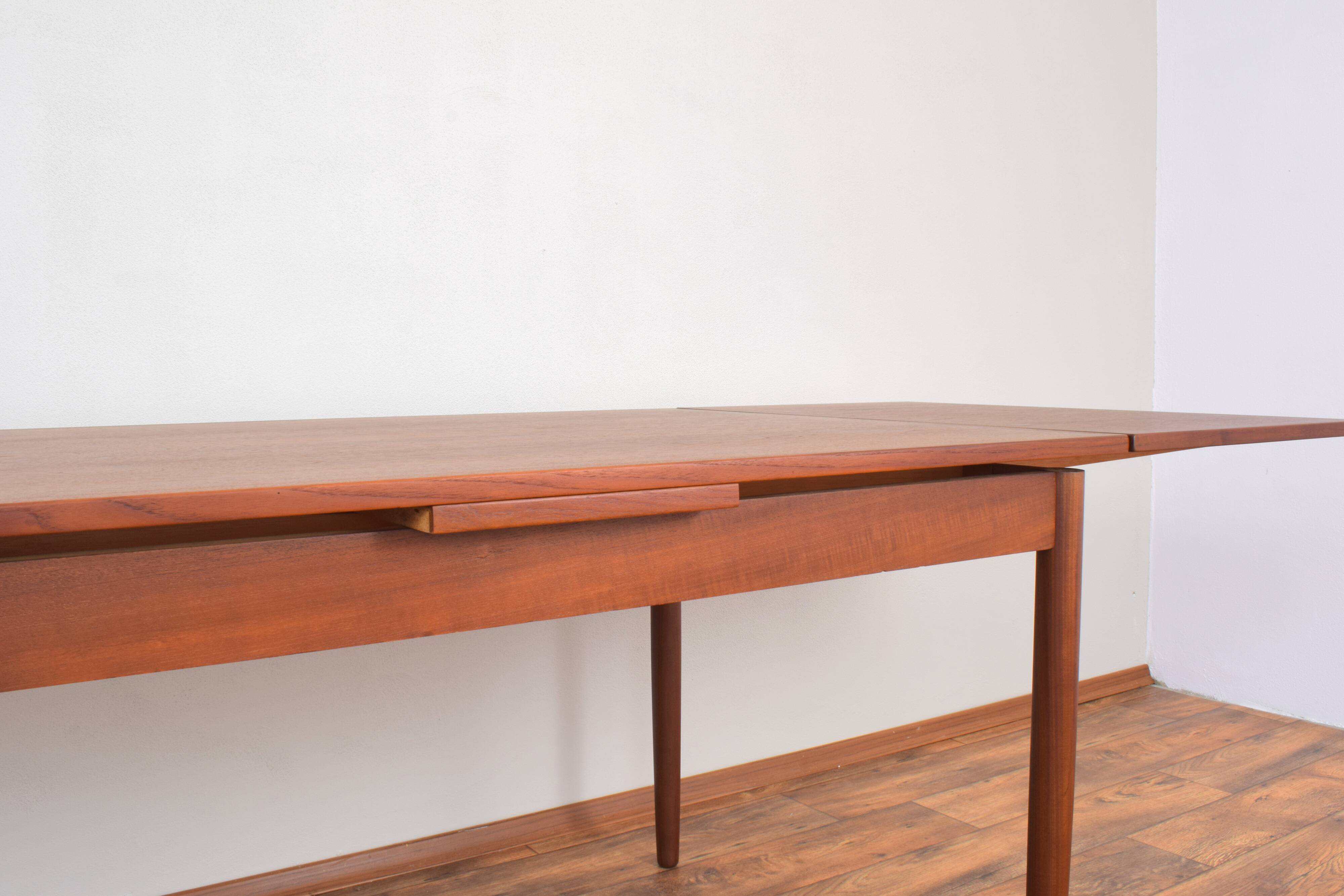 Danish teak extendable dining table