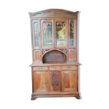 Buffet deux corps Gauthier Poinsignon en noyer