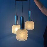 Vintage Frosted Glass Cascade Pendant Light