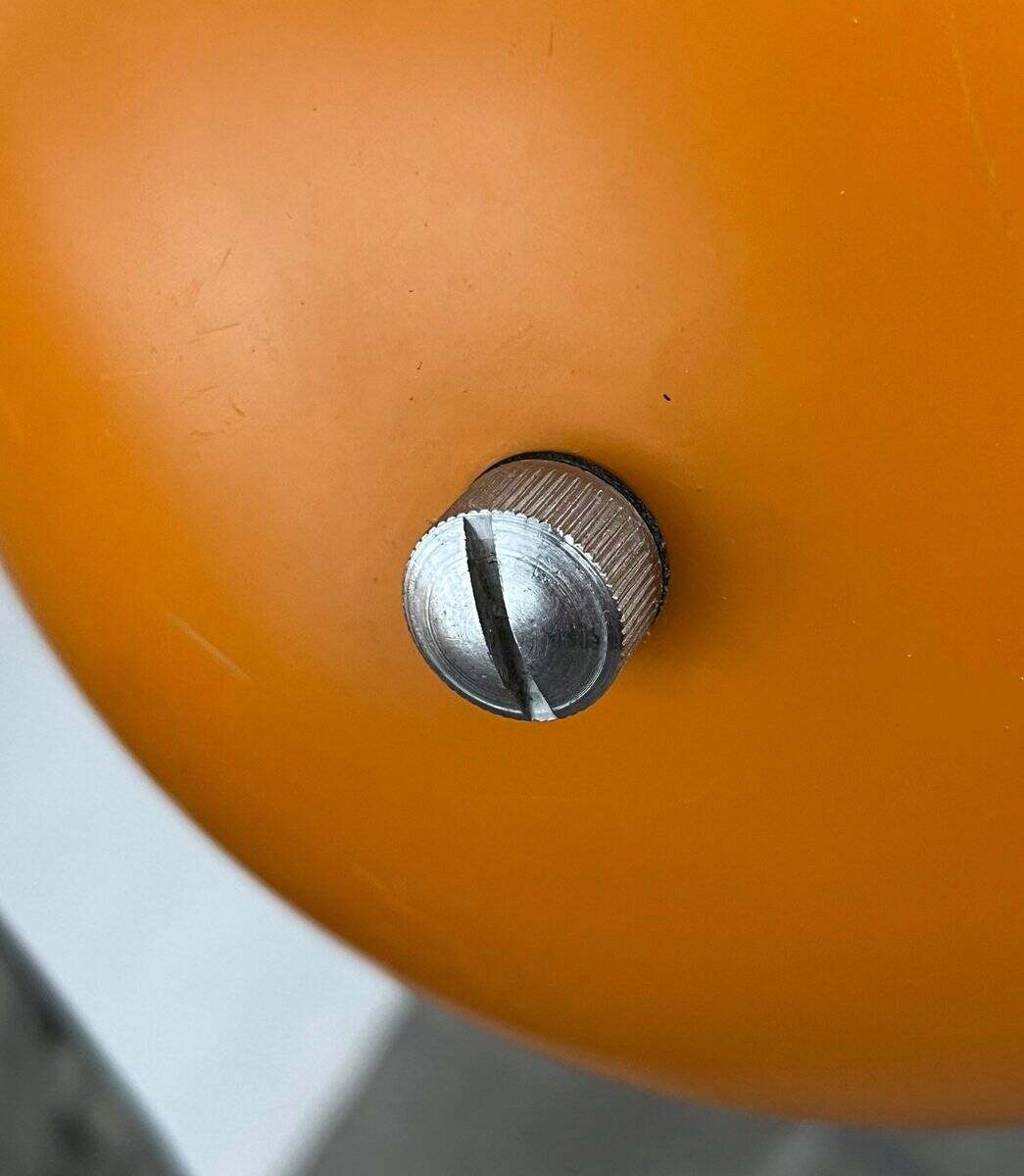 Mid-century Danish space age yellow ball wall lamps by Louis Poulsen, 1960s, set of 3.