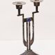 Candlestick with 2 holders Gunther Lambert whit Lapis Lazuli Cabochon - Art Nouveau stil