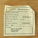 Table basse en hêtre, Hikor Pisek Tchécoslovaquie années 1980