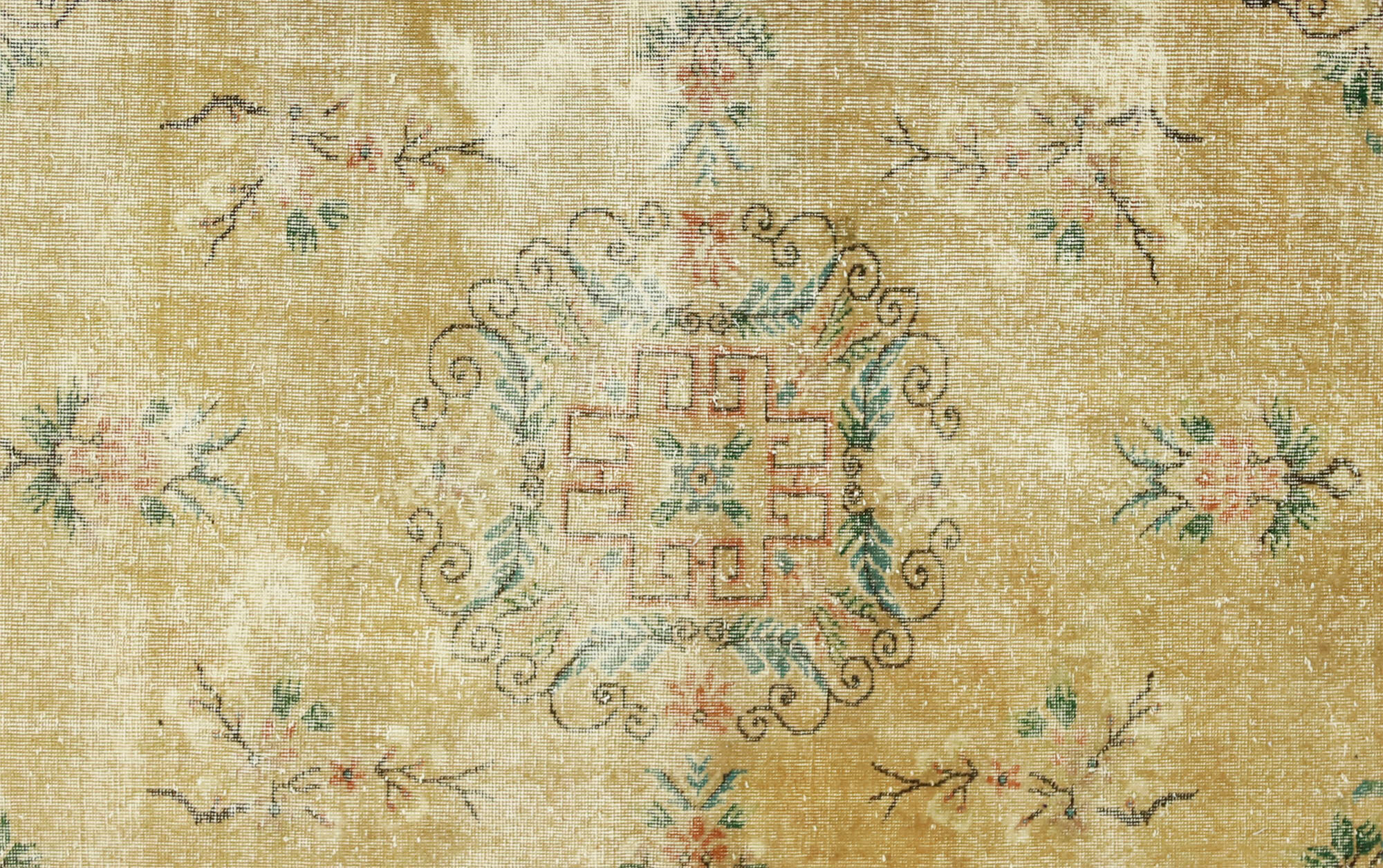 Anatolian handmade vintage rug 263 cm x 158 cm