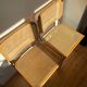Paire de chaises cannées italiennes design Breuer