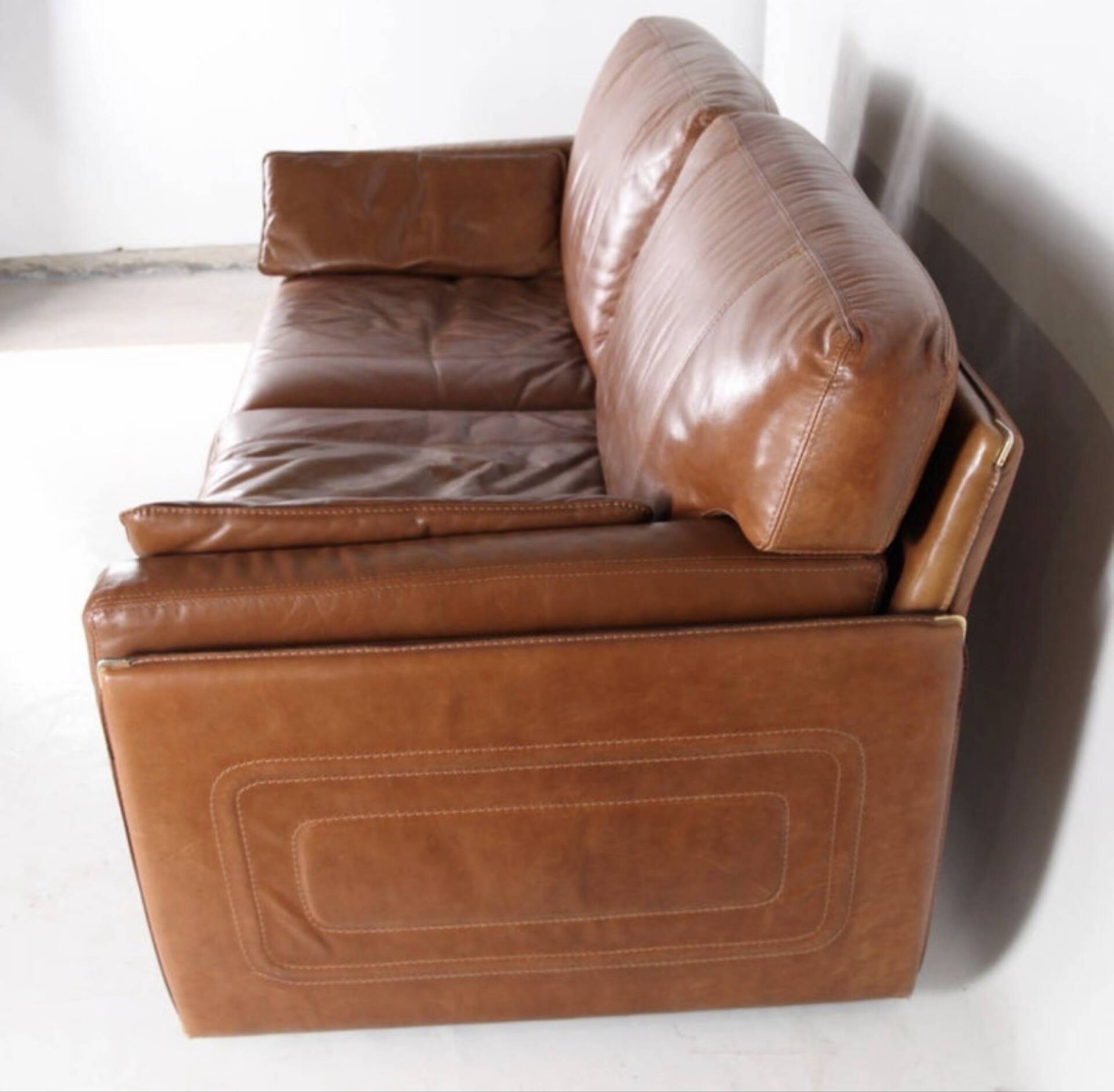 Canapé cuir 3 Roche Bobois