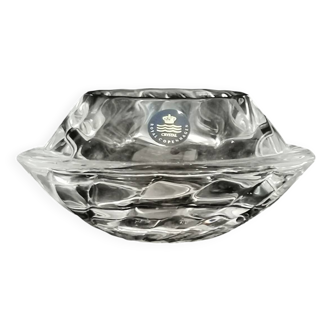 Vintage Crystal Candle Holder Royal Copenhagen Denmark