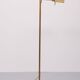Holtkoetter Swing Arm Brass Floor lamp 1980s Germany