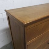 Scandinavian chest of drawers 1960 light oak clean and solid