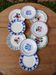 10 assiettes à dessert anciennes dépareillées 