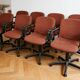 Suite de 8 fauteuil de bureau Comforto