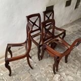 Set of 6 mahogany chairs from the early 19th century