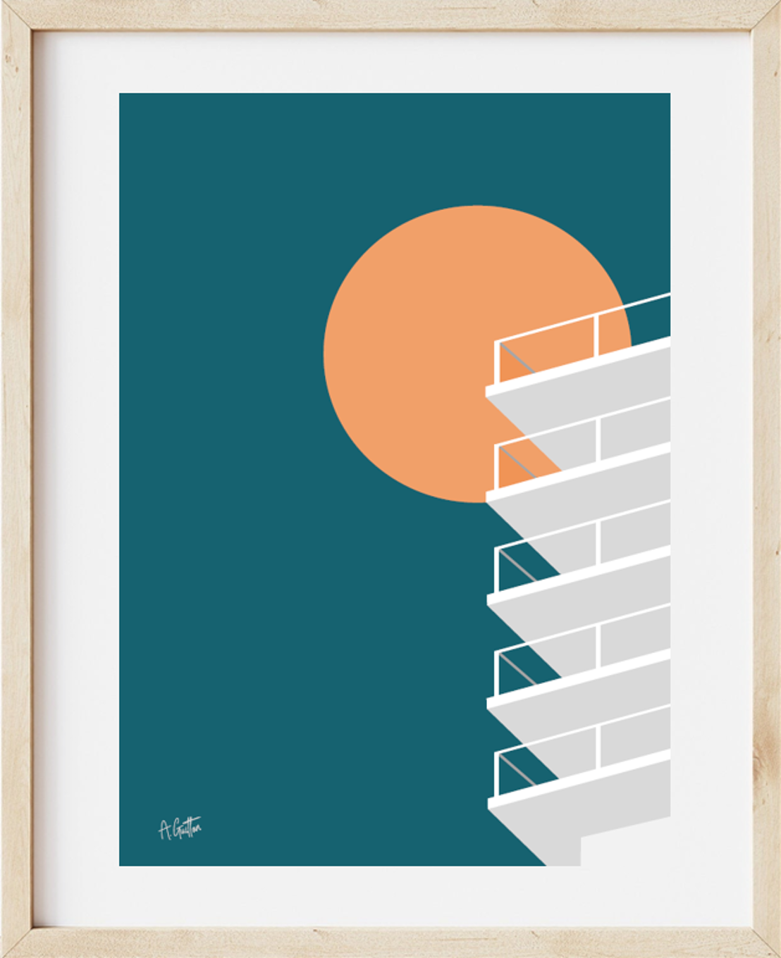 Minimalist illustration A3 | Selency