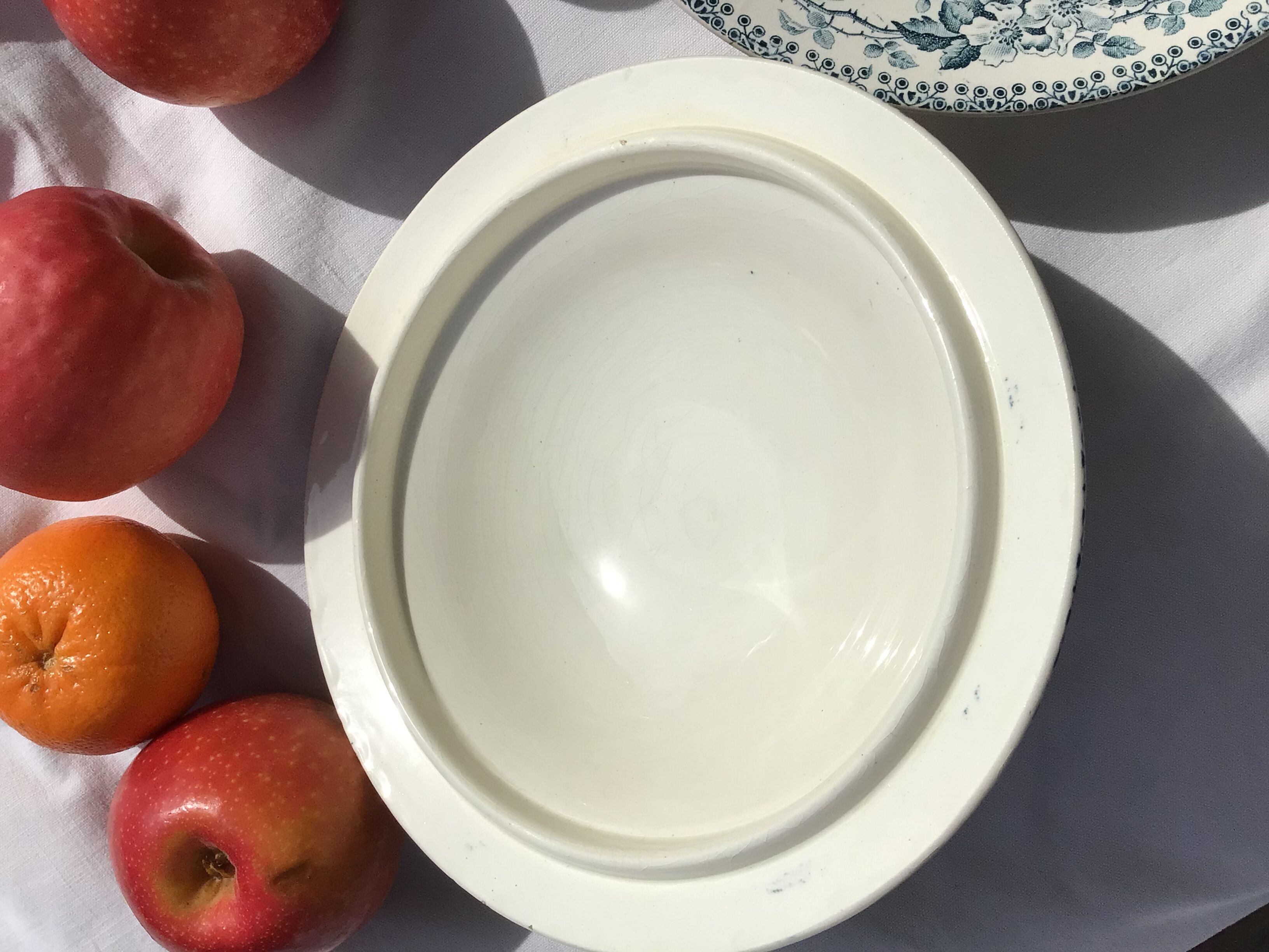 Iron Earth tureen model Guadeloupe Debray gray blue