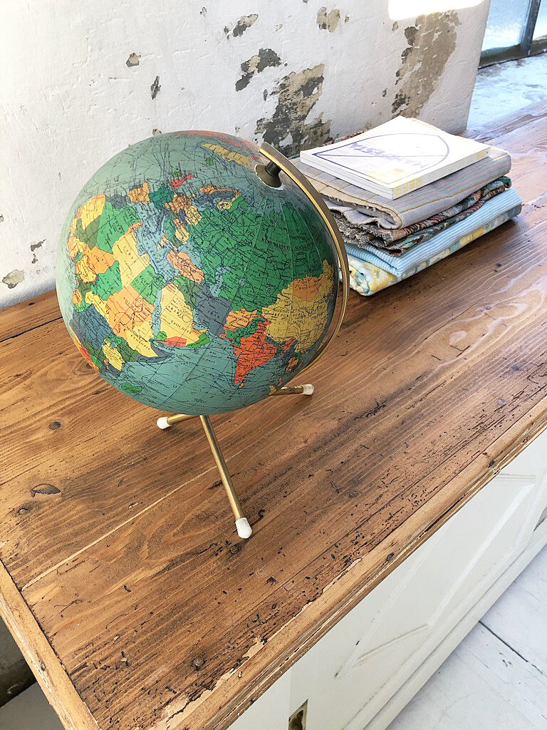 Ancient globe of earth George Philip & Son