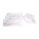 Vintage powder pink tablecloth and its 6 towels in mestizo 140 x 120