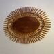 Rattan mirror