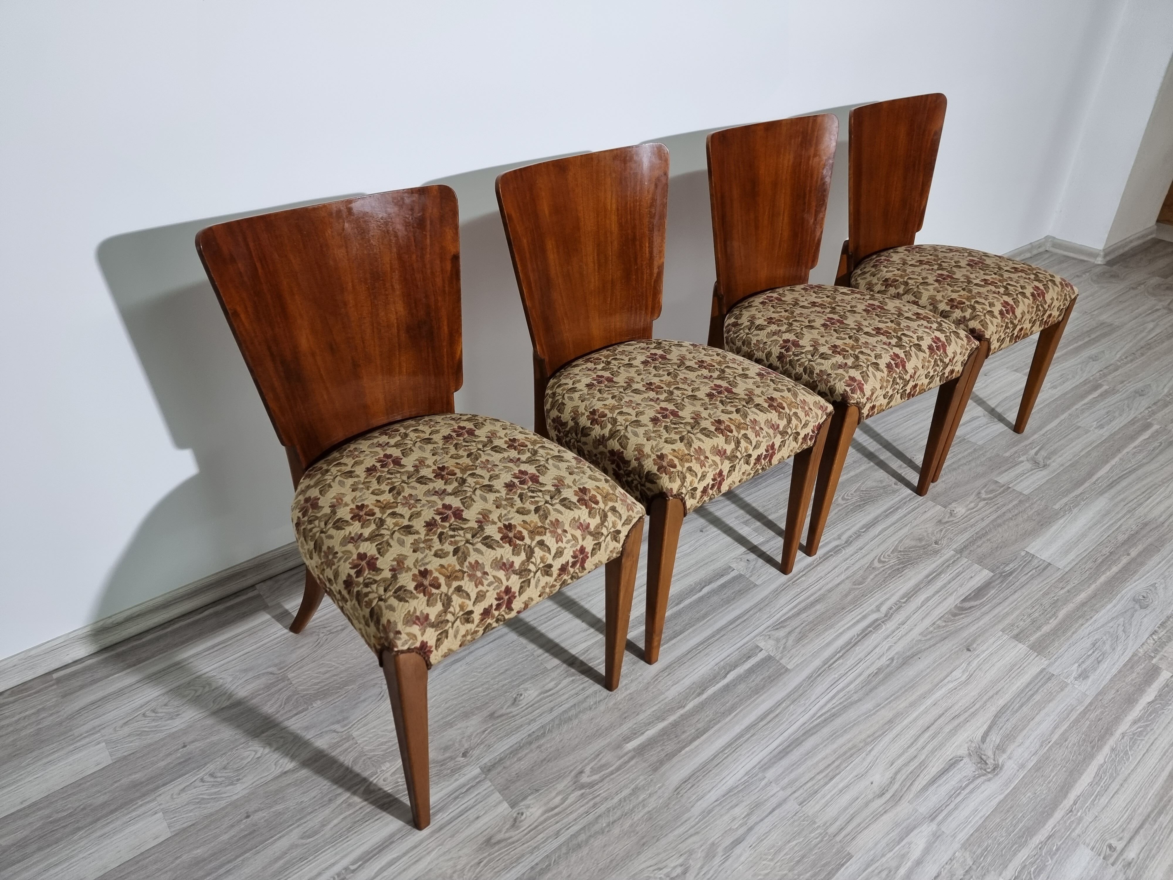 Dining chairs by Jindrich Halabala