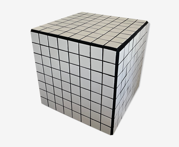 Cube table d’appoint 40x40 céramique