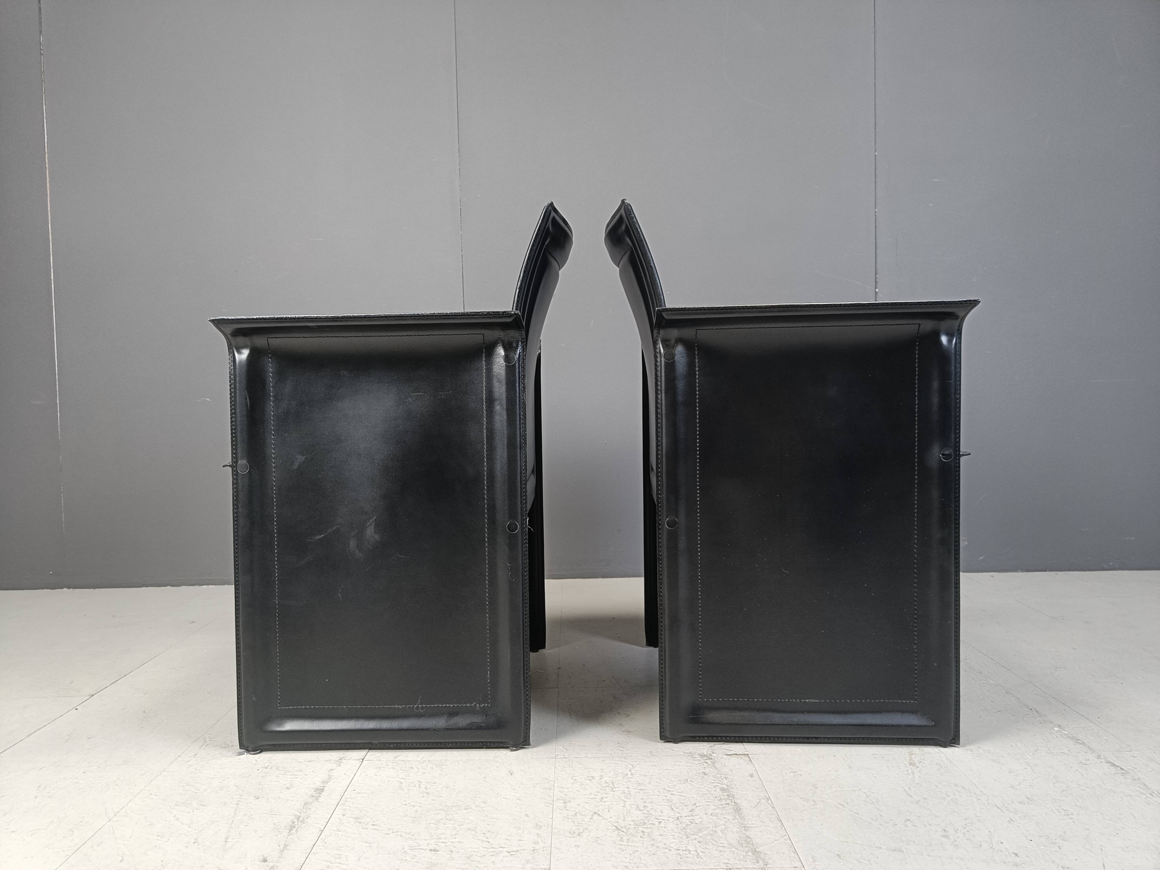 Vintage dining chairs by made in italy, 1970s - set of 8