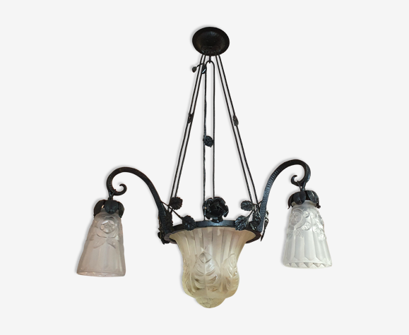 Lustre art deco Degué 1910/1920