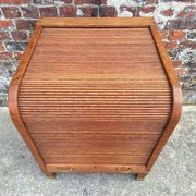 Large Art Deco curtain cabinet, antique secretary.