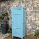Armoire bonnetière parisienne turquoise 1940