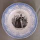 Set of 12 plates the pleasures of housekeeping