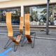Series of 4 Chairs by Pietro Arosio for Airon 1980