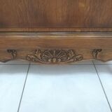 Vitrine ou argentier de style louis xv