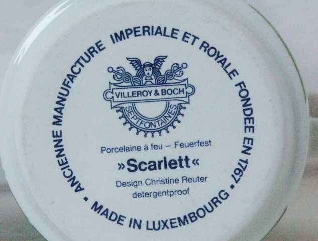 Coffee maker Scarlett Villeroy - Boch vitro porcelain 1967