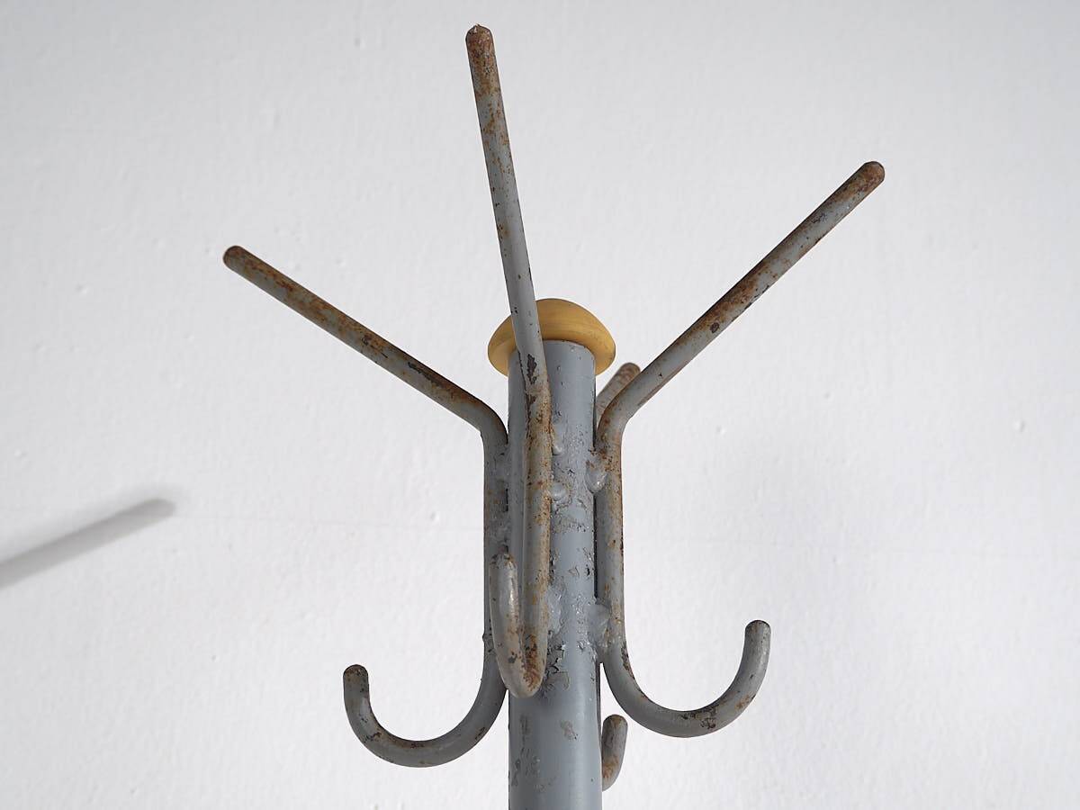 Antique iron coat rack (c.1920)