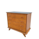 Commode poignées bakélite rouge