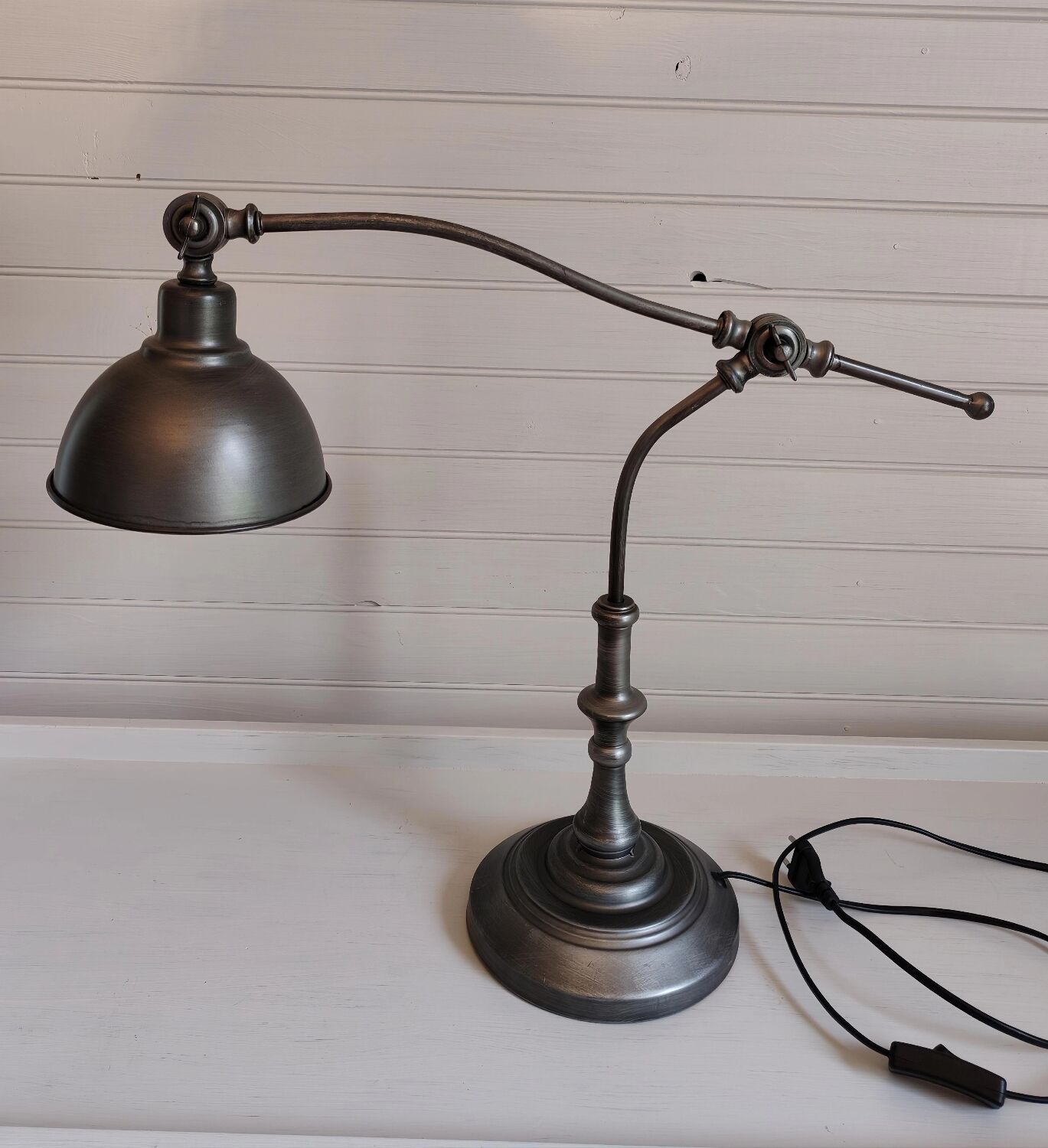 Industrial style desk lamp