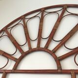 Peacock rattan headof