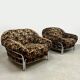Fauteuils tubulaires vintage au design italien