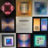 Complete portfolio (8 plates) from 1975 - Universal structures of the checkerboard - Victor Vasarely